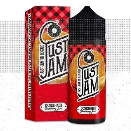 Just Jam Doughnut Strawberry Jam 0mg 100ml Shortfill E liquid