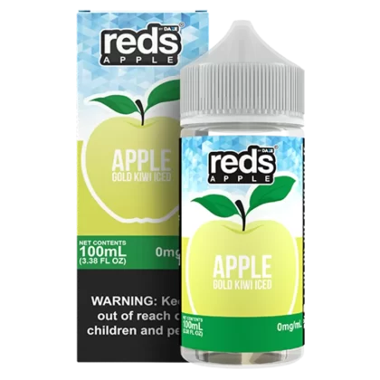 Gold Kiwi Ice by 7Daze Reds 100mL - 3MG