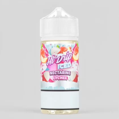 Hi-Drip Iced Nectarine Lychee E-Juice 100mL - Vape Product, Vape Product (22E2D9)