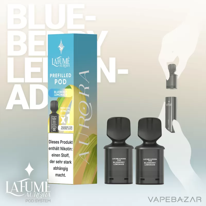 La Fume Aurora Podsystem – Blueberry Lemonade 2er Pack - Image 2