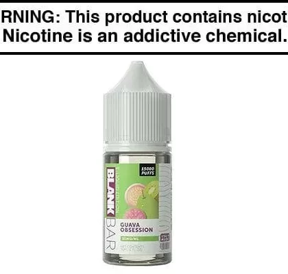 GUAVA OBSESSION BY BLANK BAR SALTS 30ML - Vapejuice