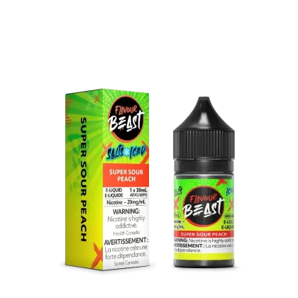 Flavour Beast E-Liquid Super Sour Peach Iced Salt
