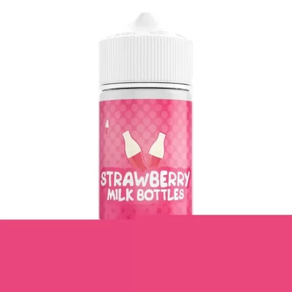 Strawberry Milk Bottles E-Liquid by Milk Bottles – 100ml