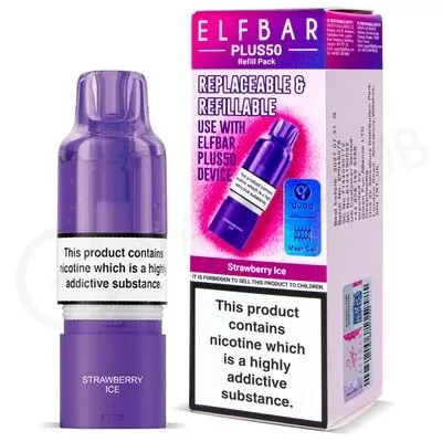 Strawberry Ice Elf Bar Plus 50 Refill Pod