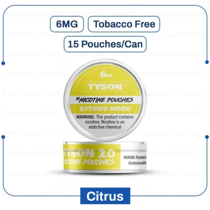 Buy Tyson 2 Citrus Nicotine Pouch 6mg | Electronicpuffs - Ejuicewarehouse