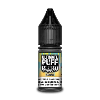 Ultimate Puff Sherbet Lemon 10ml Vape Juice - 10 Pack - Strength