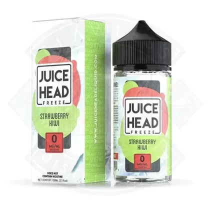 Juice Head Freeze Strawberry Kiwi 0mg 100ml Shortfill - Eliquidsupply