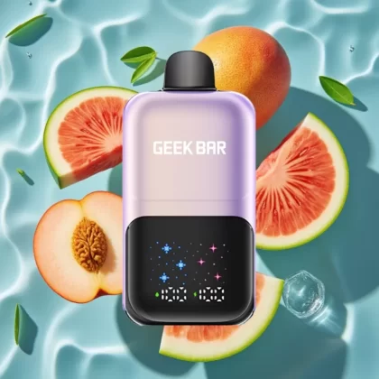 GEEK BAR 2GO 50000 Puffs Dual Tank 20mL Disposable Vape Pen Peach Mango Watermelon Ice - Bangvapeaustralia