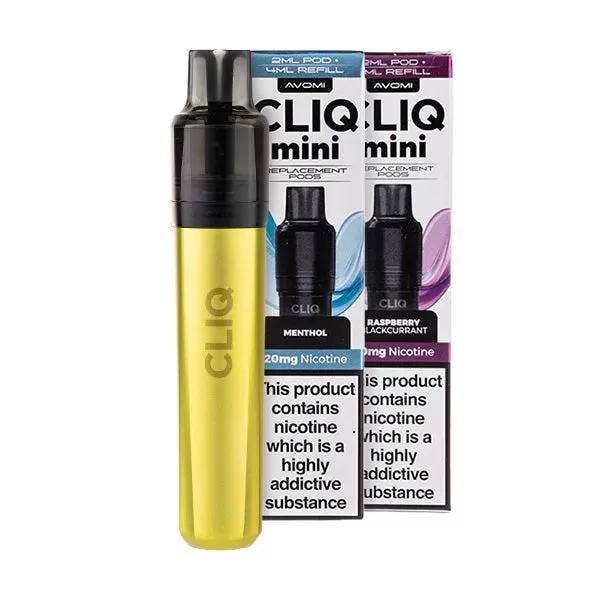 Avomi Cliq Mini Pod Kit Bundle - Blueberry Sour Raspberry