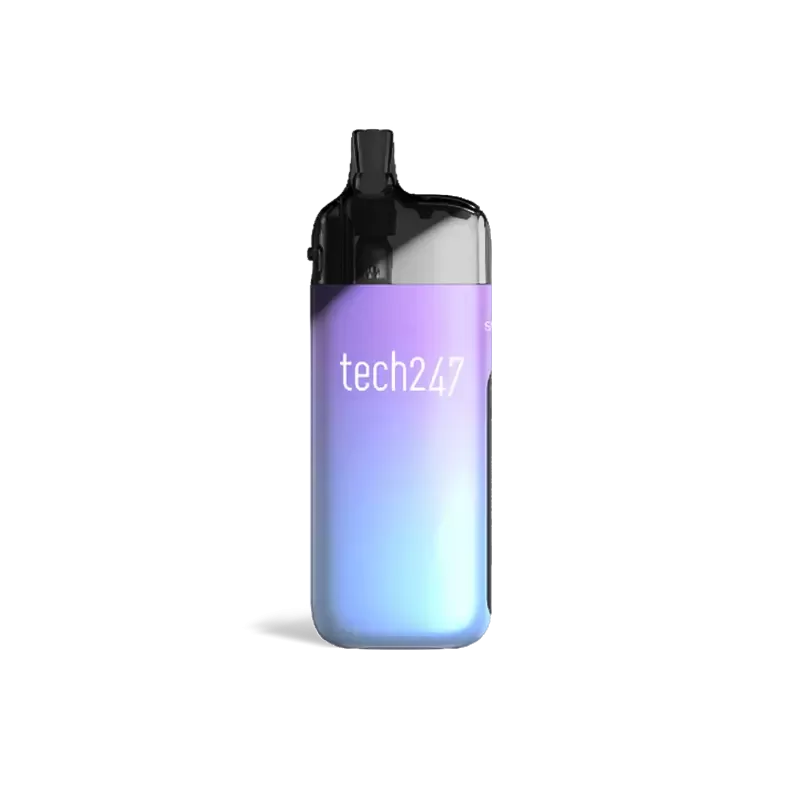 Smok Tech247 Pod Kit - Black, Blue Gradient (2EE5EB) - Image 2