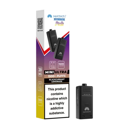 Blackcurrant Lemonade Hayati Mini Ultra Refill Pack - 20mg - Vape Product