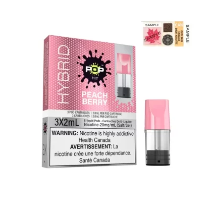 POP HITS HYBRID PODS – PEACH BERRY