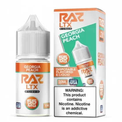 Georgia Peach – Pod Juice x RAZ LTX Salts – 30mL