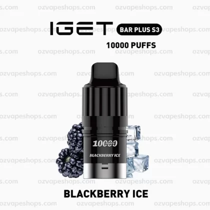 IGET Bar Plus S3 Pod – Blackberry Ice - Ozvapeone