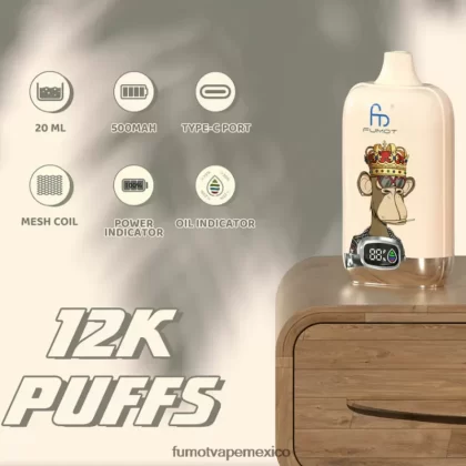 Fumot Digital Box 12000 vapeador desechable de 20 ml – (1 pieza) Lima Limon H0XPTX134 Fumot Vape Sale - Fumotvapemexico