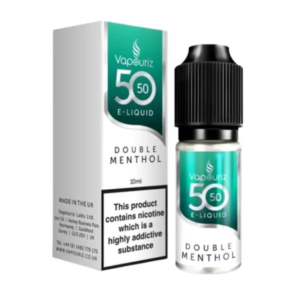 Double Menthol E-Liquid 50/50 Series by Vapouriz (10ml) - 6mg