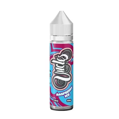 Raspberry Ice 50ml Shortfill E-liquid by Uncles Vape Co
