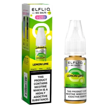 Lemon Lime Nic Salt E-Liquid by Elf Bar Elfliq (10ml) - 10mg