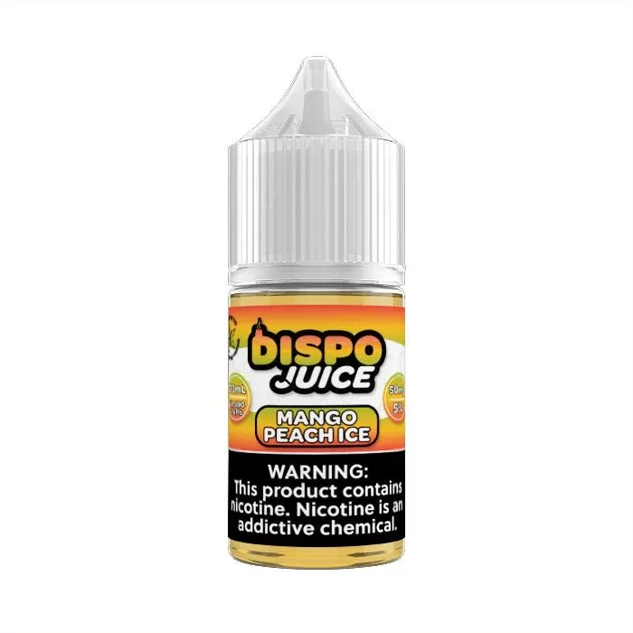 Dispo Juice – Mango Peach Ice – 30mL - Nicotine Salt (mg)#30 mg>50 mg