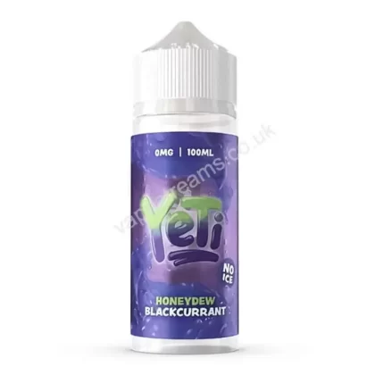 YeTi Defrosted Honeydew Blackcurrant E-Liquid Shortfill - Vapestreams Co