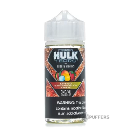 Frozen Hulk Tears – Mango Straw-Melon Chew 100mL - Nicotine Strength#0mg>3mg>6mg