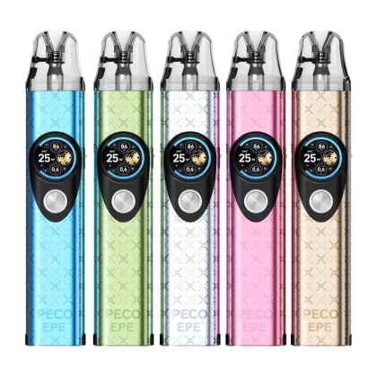 EPE PECO Pod Vape Kit – 2ml Refillable Pod, 1000mAh Replaceable Battery, 40W Max Output, Adjustable Airflow, 0.85″ TFT Display, Type-C Charging ( Worldwide)