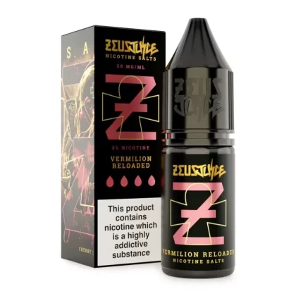Vermilion Reloaded Nic Salt E-Liquid by Zeus Juice (10ml) - 10mg