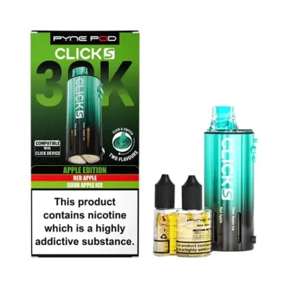 Pyne Pod Click S 30K Prefilled Pod + Refill Container - Peach Edition