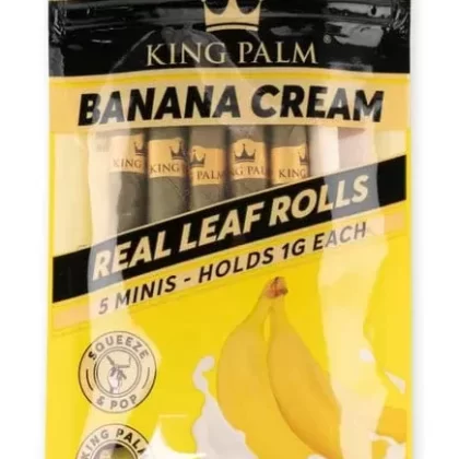 KING PALM- BANANA CREAM- 5 MINIS