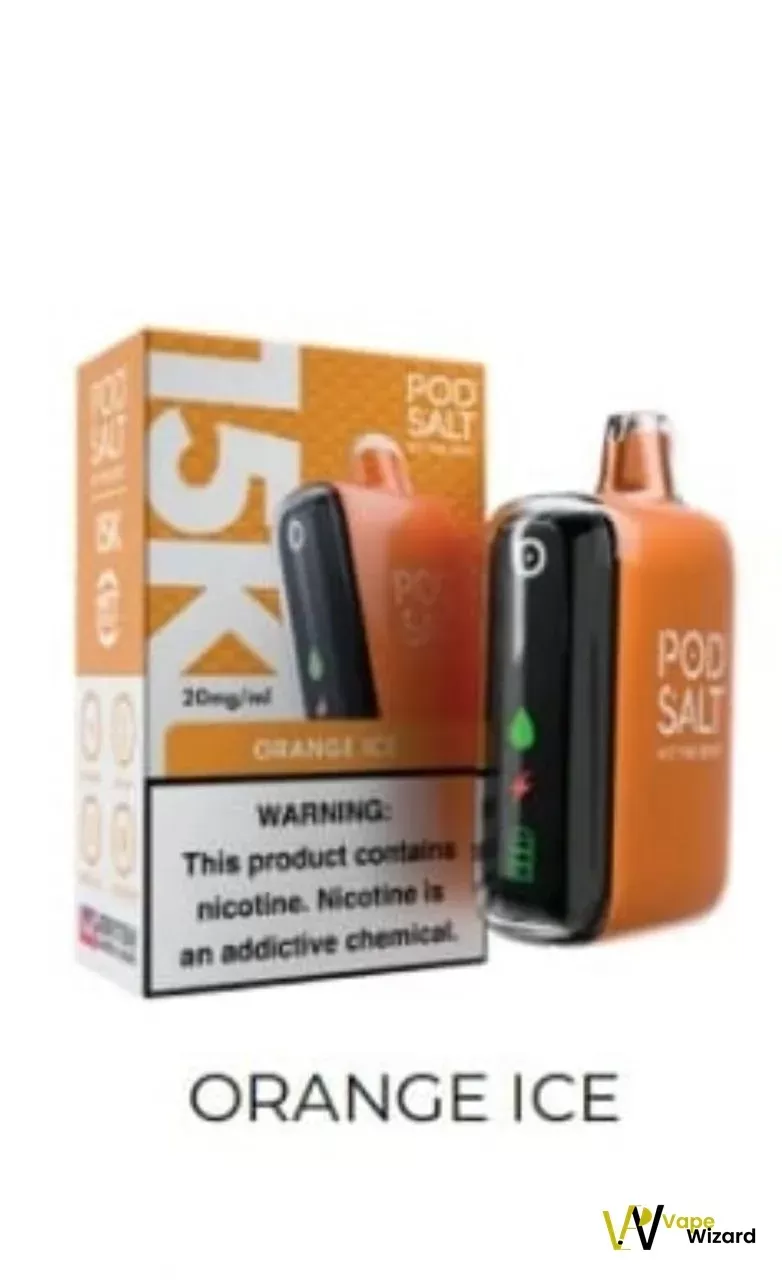 Pod Salt 15000 Puffs Disposable Vape 20mg in the UAE - Banana Ice, Blue Raspberry; Vape Product, Box of 10 Pcs (873EAC) - Image 3