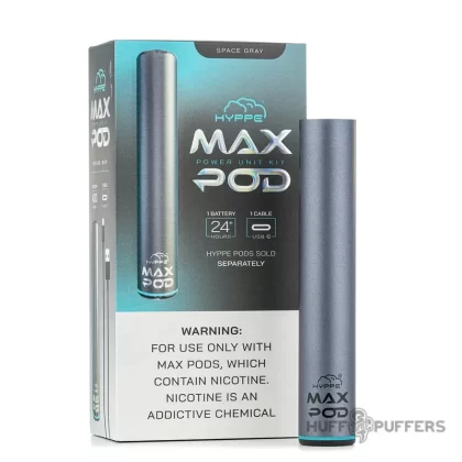 Hyppe Max Pod Power Unit Kit - Midnight Black, Space Gray (6DEFE3)
