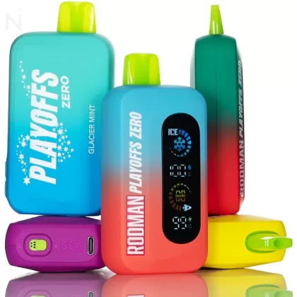 RODMAN Playoffs 50K 50,000 Puffs Zero Nicotine Disposable - 25mL - Honeydew Strawberry