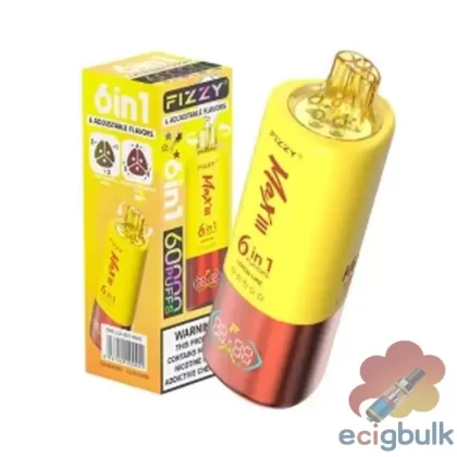 Fizzy 60K 6-in-1 Disposable Vape | 60,000 Puffs | Premium Mesh Coil