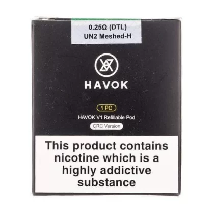 UWELL HAVOK REPLACEMENT PODS - 0.25 ohm (DTL)