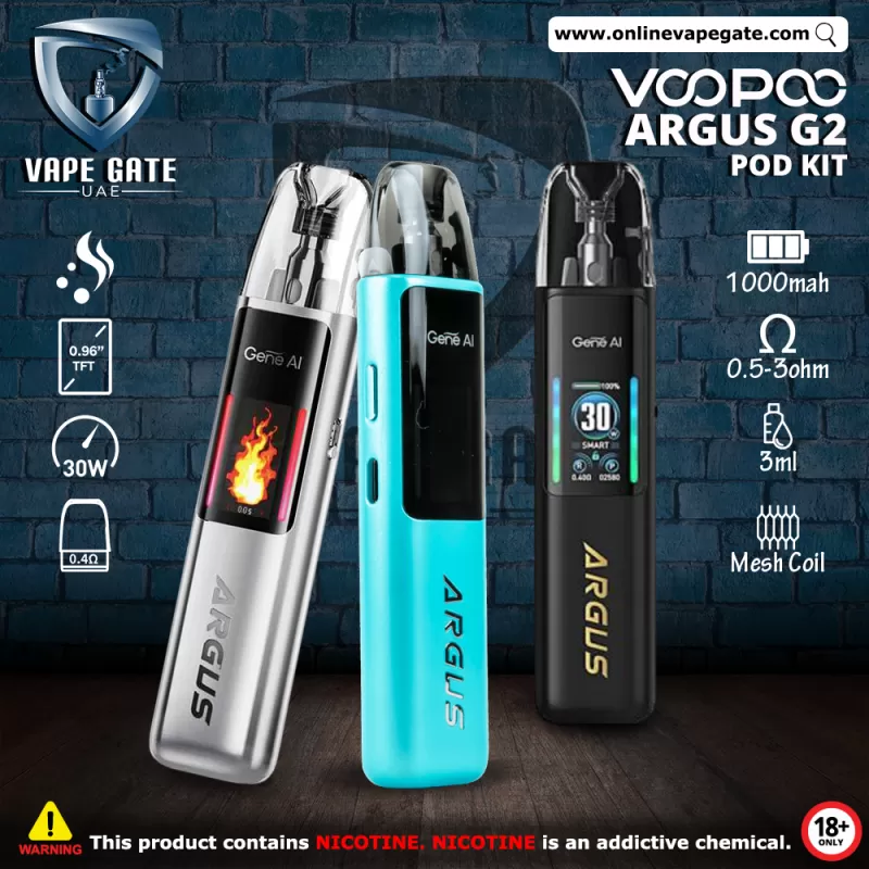 VOOPOO ARGUS G2 30W POD SYSTEM - Aurora Purple, Space Grey