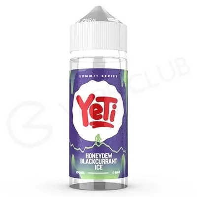 Honeydew Blackcurrant Ice Shortfill E-Liquid by Yeti Summit Series 100ml