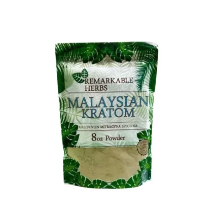 Remarkable Herbs Green Vein Malaysian Kratom Powder - Discountvapepen