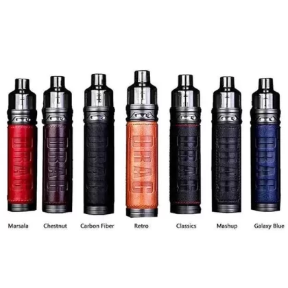 VooPoo Drag X 80W Mod Pod System - Color#Bronze Knight>Carbon Fiber>Chestnut>Classic>Dark Knight>Galaxy Blue>Marsala>Mashup>Retro