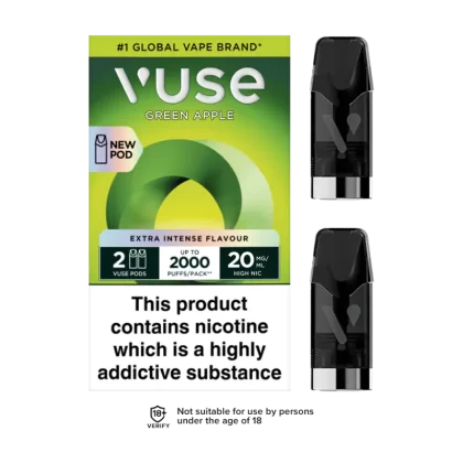 Green Apple Vuse Pro Pods - 10mg (Discontinued) - Ecigwizard