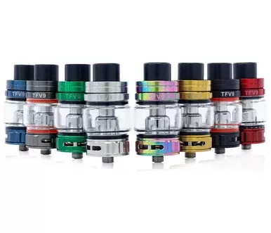 SMOK TFV9 Tank - Color#7-Color>Black>Blue>Gold>Green>Gunmetal>Red>Stainless Steel