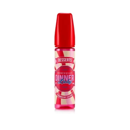 STRAWBERRY CUSTARD E LIQUID BY DINNER LADY – DESSERTS 50ML 70VG