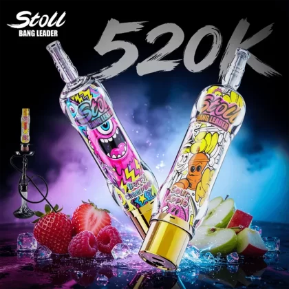 Bang Leader Stoll 520K | 0.4Ω mesh coil, 520000 puffs, 1000mAh, Type-C, bulk disposable vape