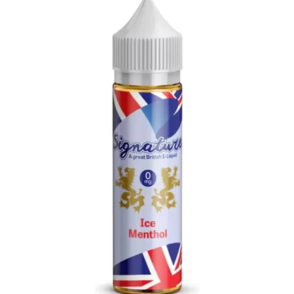 Signature Ice Menthol 60ml E Liquid - 3mg