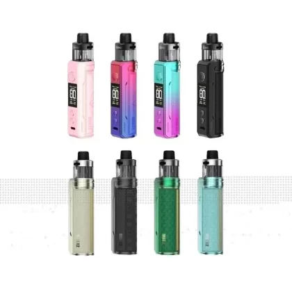 VOOPOO DRAG X2 POD KIT [CRC] - Colour#Champagne Golden>Checkered Black>Glow Pink>Modern Red>Moss Green>Sky Blue>Snow Blue>Spray Black