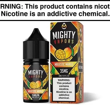 MAJESTIC MANGO BY MIGHTY VAPORS SALTS 30ML - Vapejuice