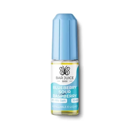 Bar Juice 5000 Salt Nicotine Blueberry Sour Raspberry 10mg / 20mg Salts - Vapourdays Co