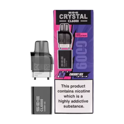 Cherry Ice SKE Crystal CL6000 Pods - 20mg - Vape Product (BB4F90)
