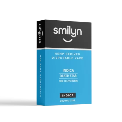 Smilyn Indica Live Resin THC-O Disposable Pen