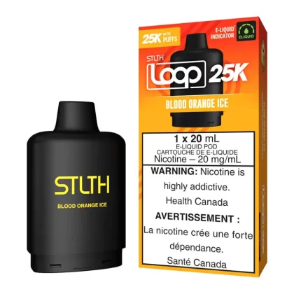 STLTH Loop 25K E-Liquid Pod Pack - Blood Orange Ice - 20mg/ml