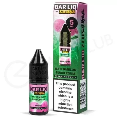 Watermelon Bubblegum Nic Salt E-Liquid by Bar Liq